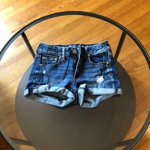 American Eagle High Waisted Jean Shorts
